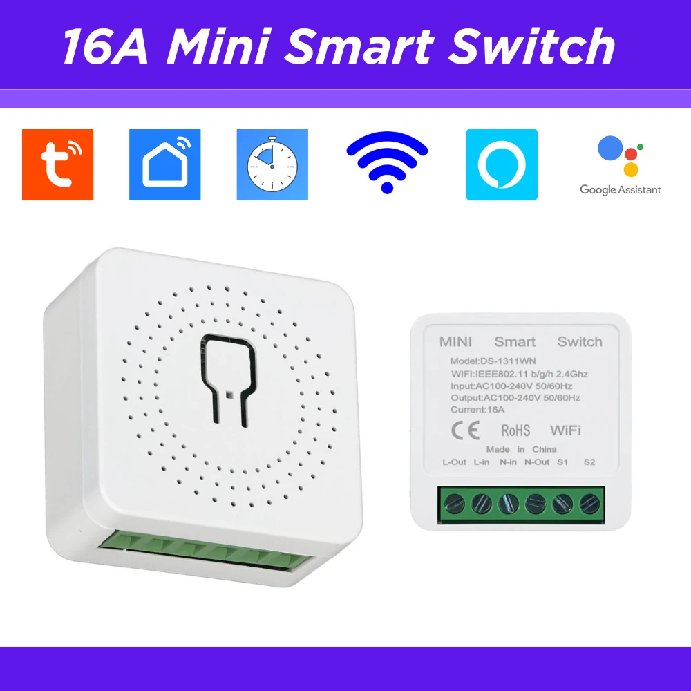 Tuya Mini Smart Switch Module App control switch