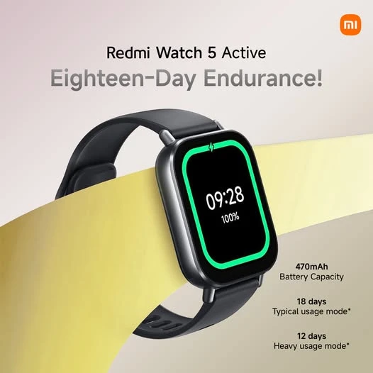 Xiaomi Redmi Watch 5 Active Bluetooth Calling Watch - image 4