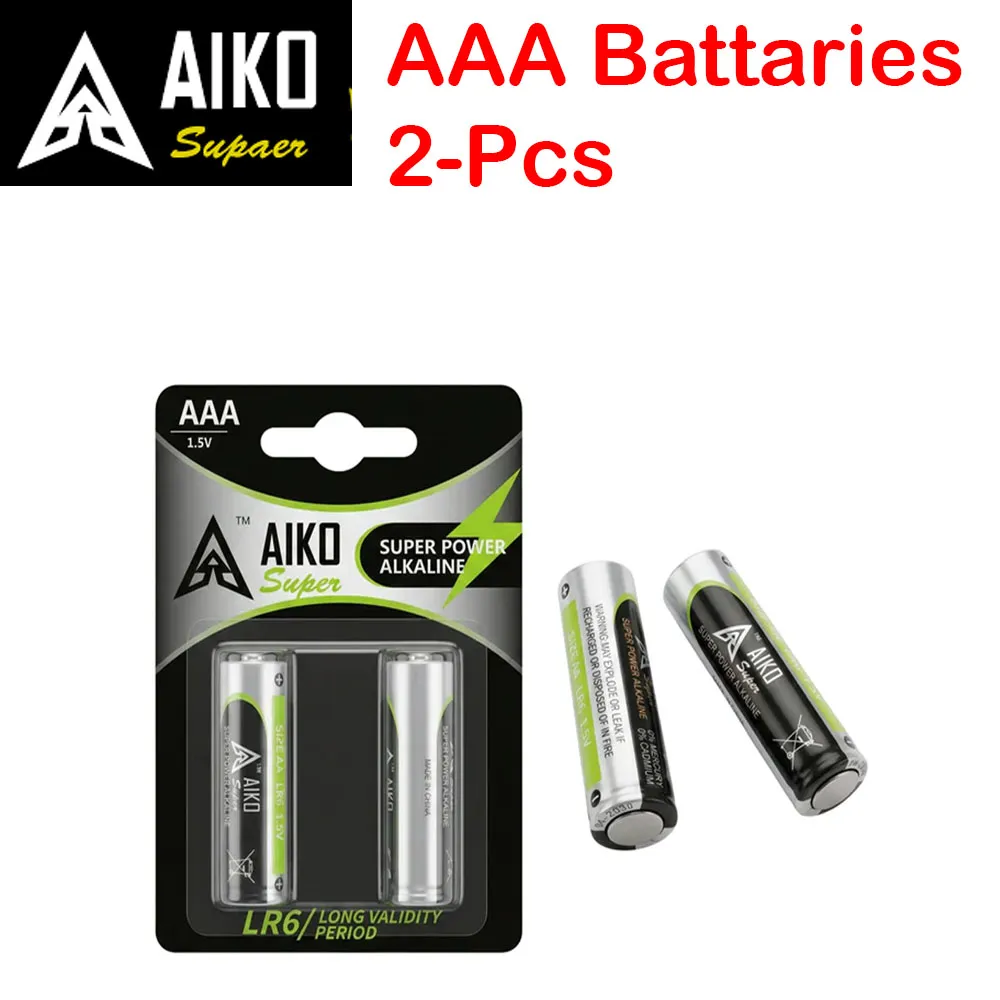 4 Pcs- AA (1.5V) Aiko Super Batteries - AAA 4Pcs