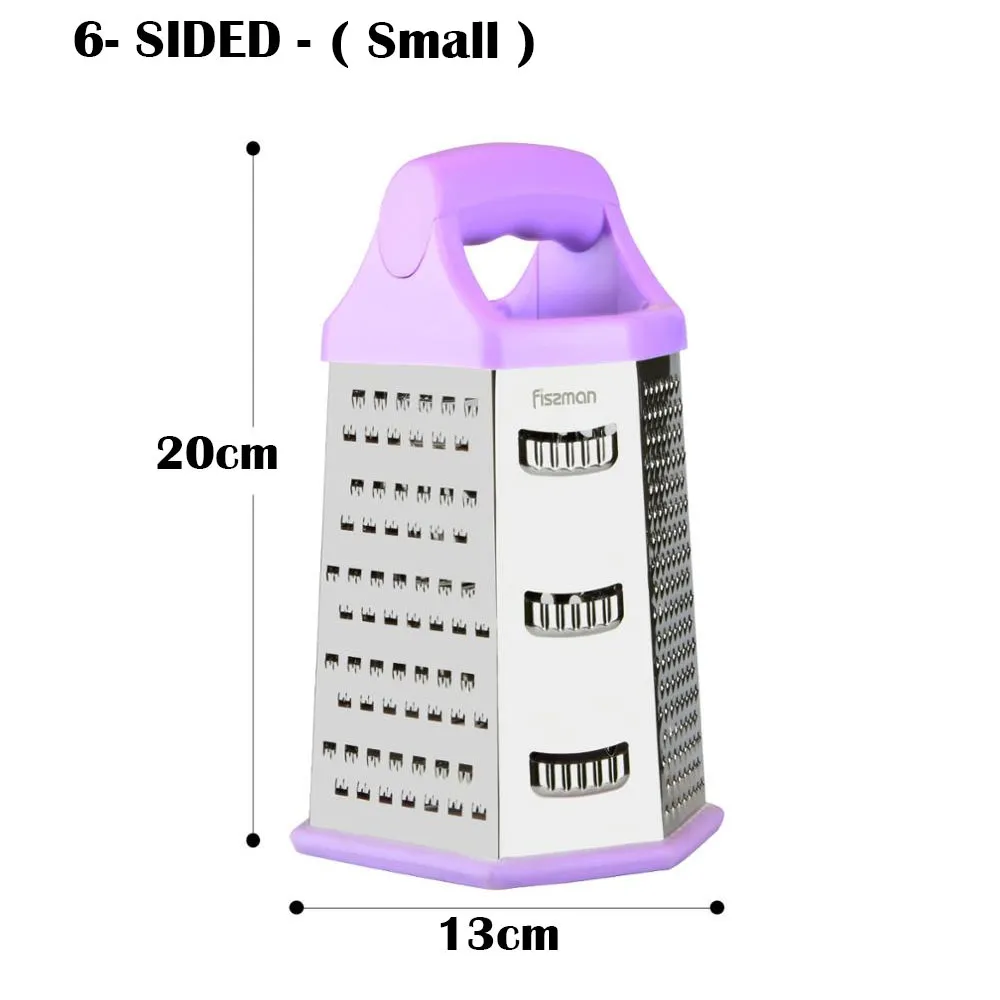 6 Slided Stainless Steel Grater - Small Size