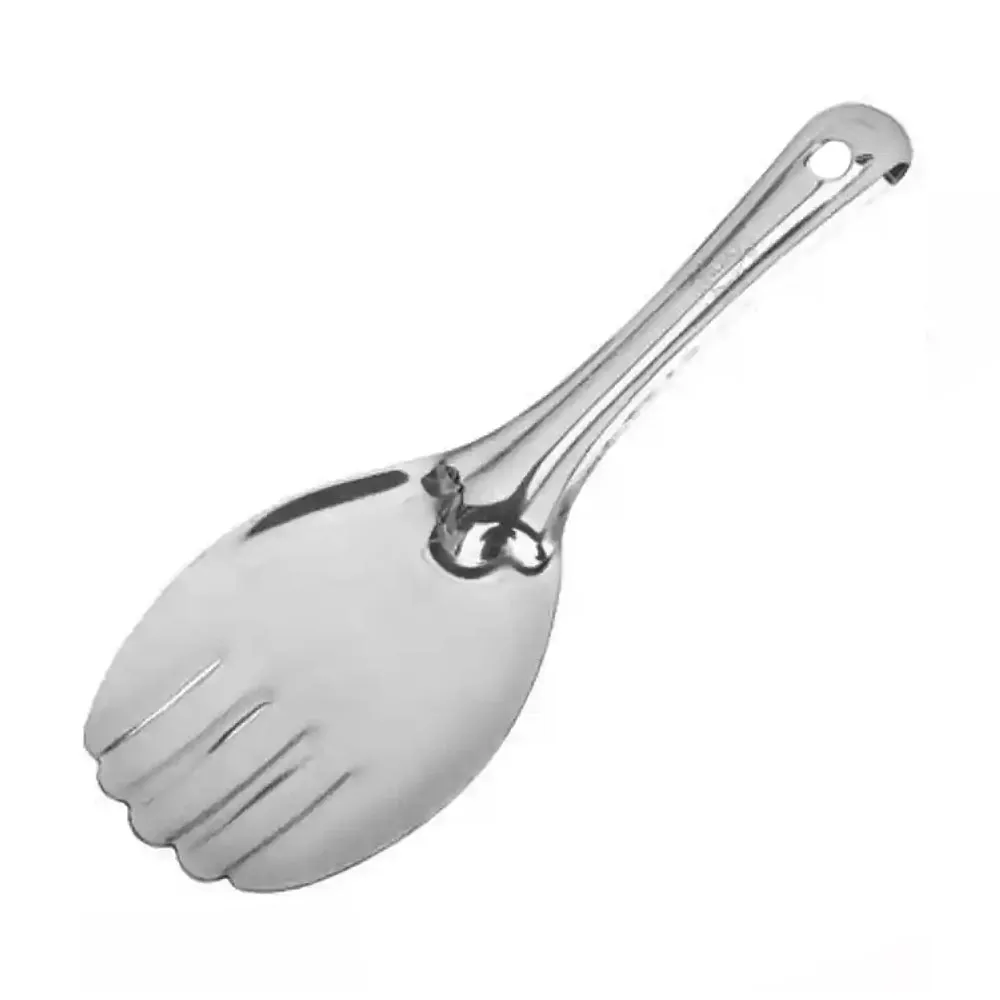 6/12 Pieces Stainless Steel Dinner Table Fork - 1 Rice Spoon