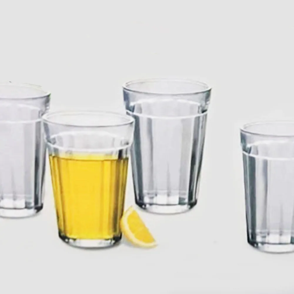 6Pcs Glass Set Multi Purpose Drinking Glass Set 300ml - image 3