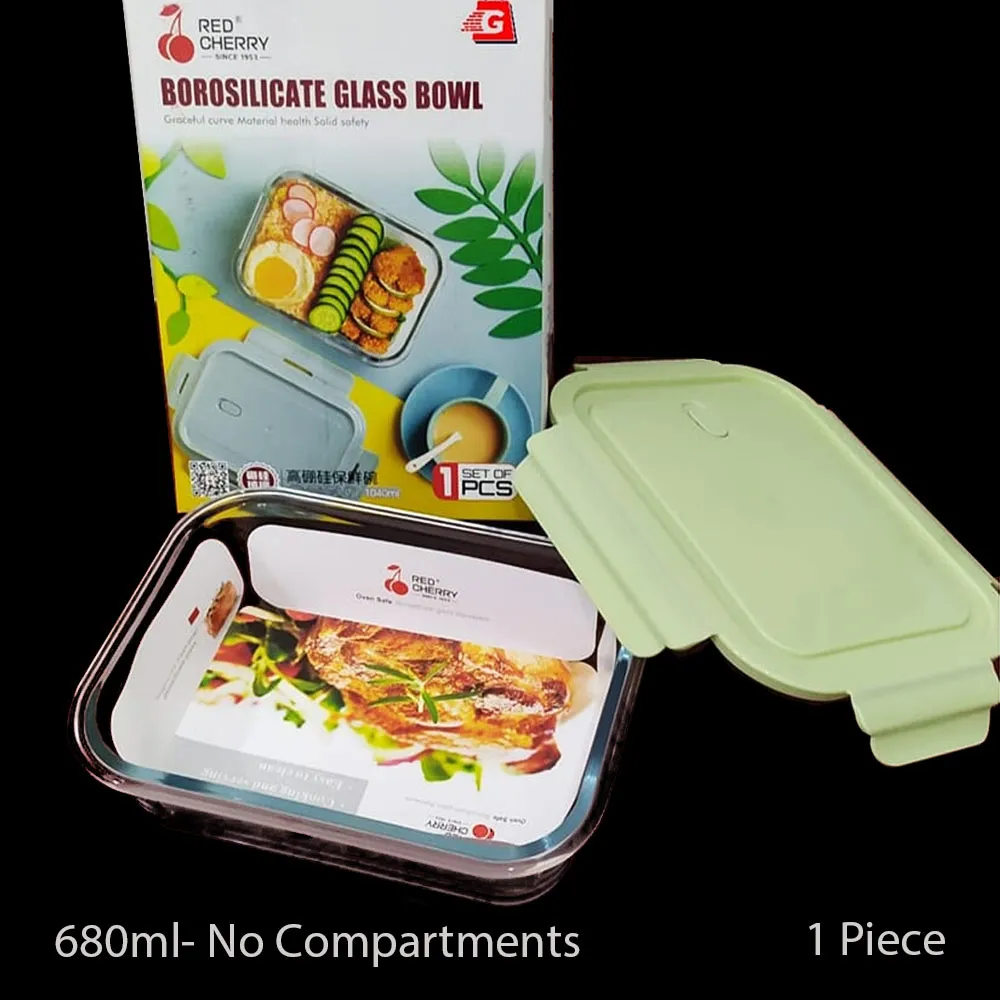 Borosilicate Glass Food Storage Bowl Oven And - 680ml 1pc