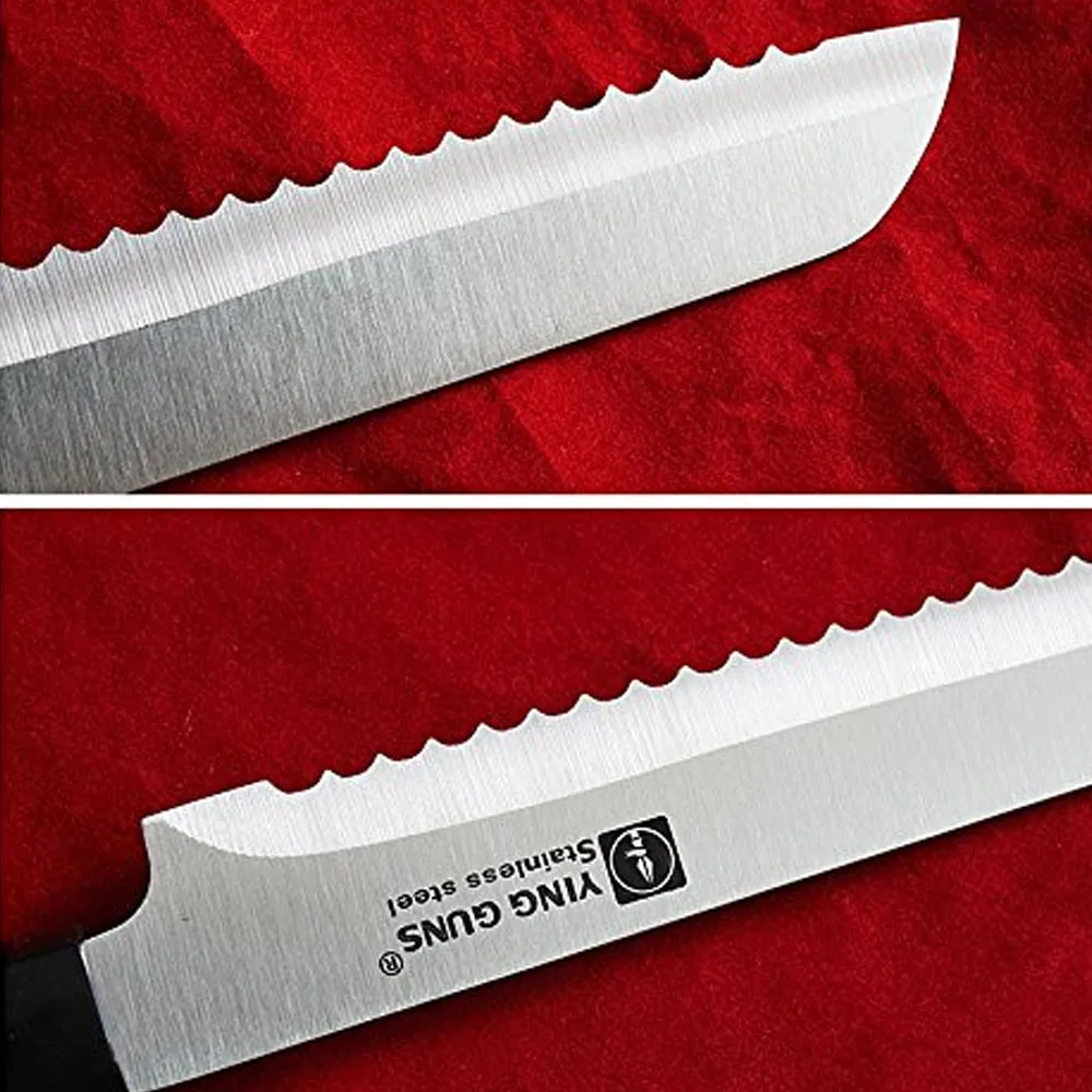 Bread Knife Premium Stainless Steel Knife Ying Guns Japanese - image 4