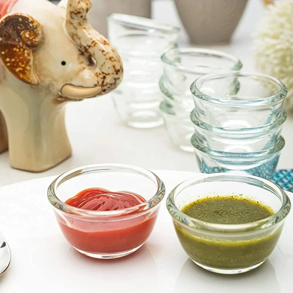 Classic Transparent Glass Bowl for Mixing / Serving - 180ml - image 3