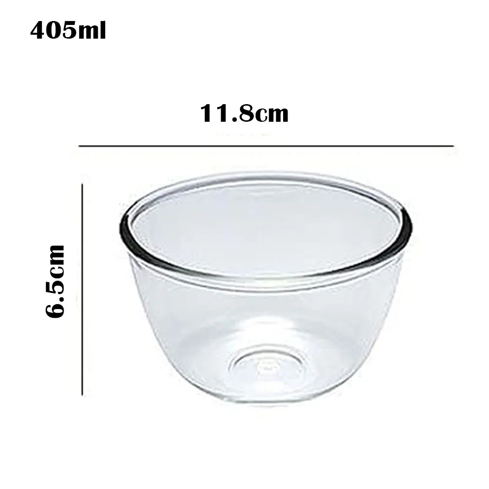 Classic Transparent Glass Bowl for Mixing / Serving - 405ml