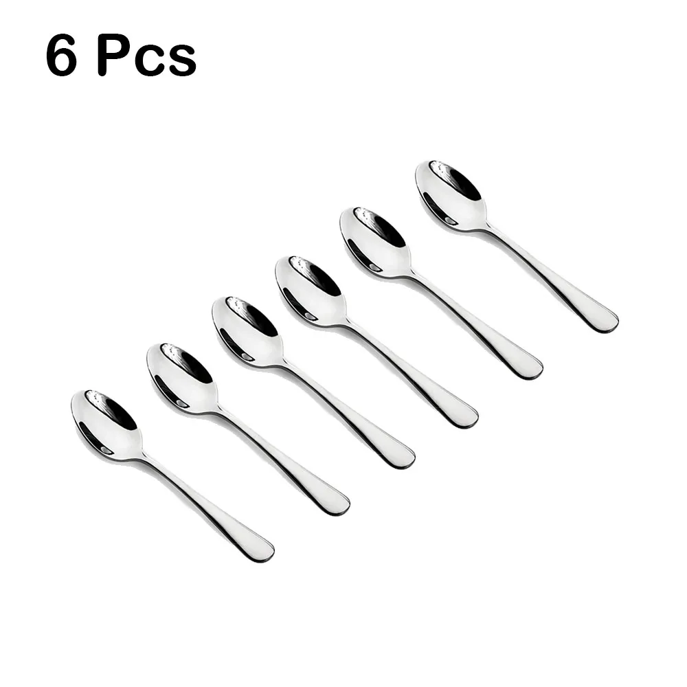 Coffee Spoon Set Small Spoons Tea, Coffee, Sugar - 6Pcs