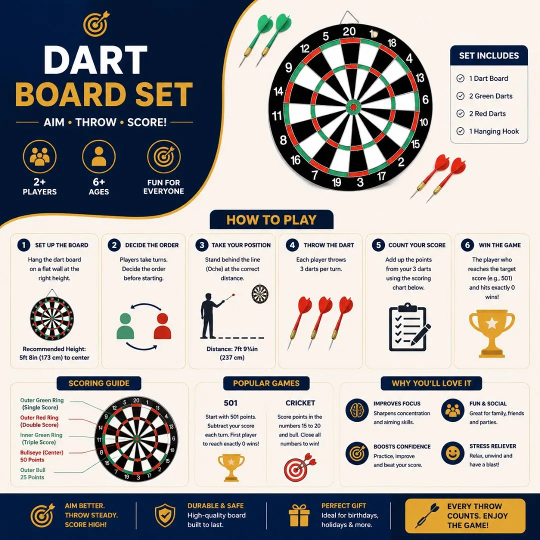 Dart Board Set - image 2