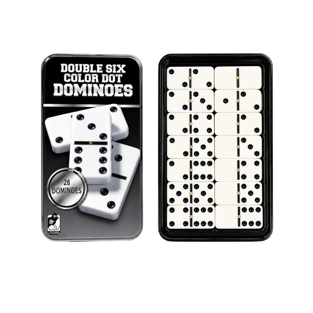 Double Six Dominoes Set