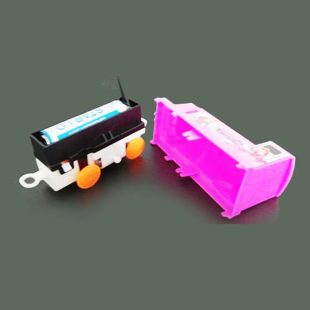Electric Train Set Stylish Train Toys Gift for Kids - Pink - image 4