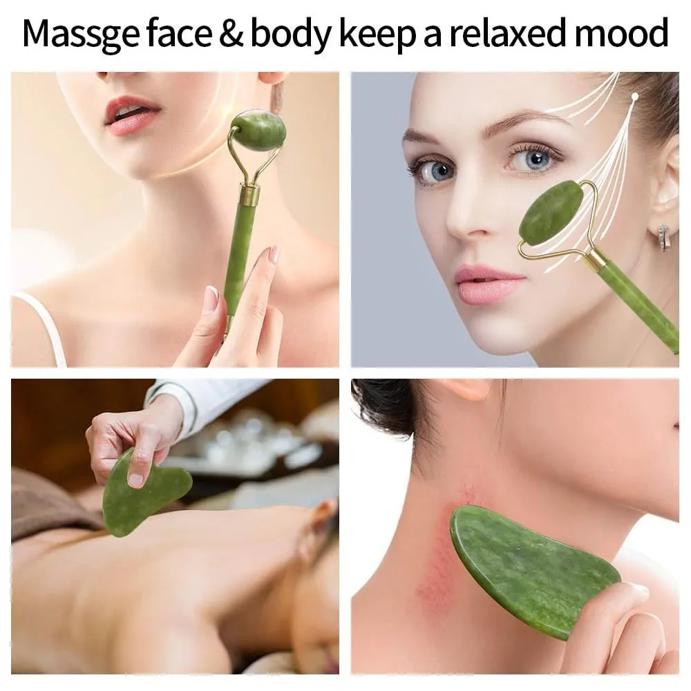Facial Massage Roller Of Natural Healing Stone, Excellent - image 4