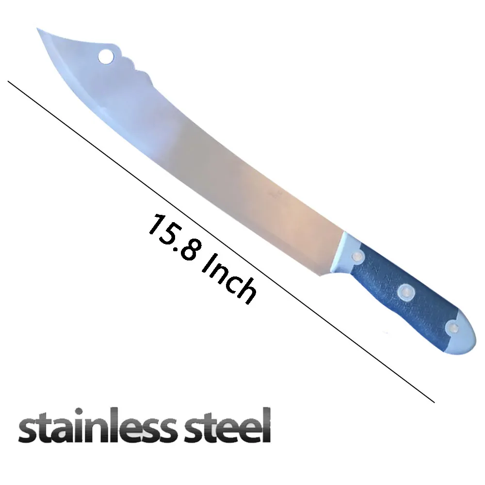 Fish Cutting Knife Stainless Steel Multipurpose - Green - image 3