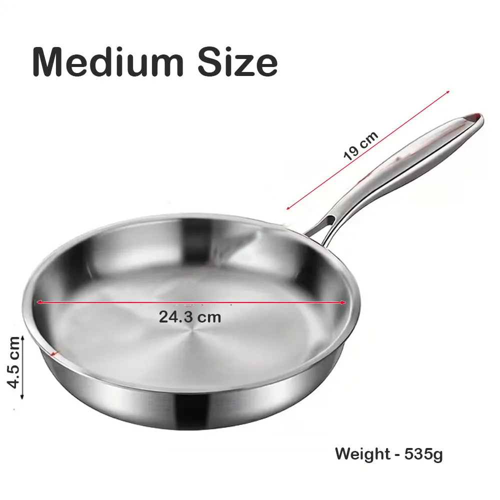 Gas Stove and Induction Suitable Flat Bottom - Medium (1ps)