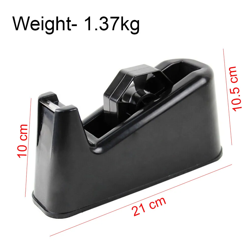 Heavey Duty Tape Dispenser 1inch Wide Office - Black - image 3
