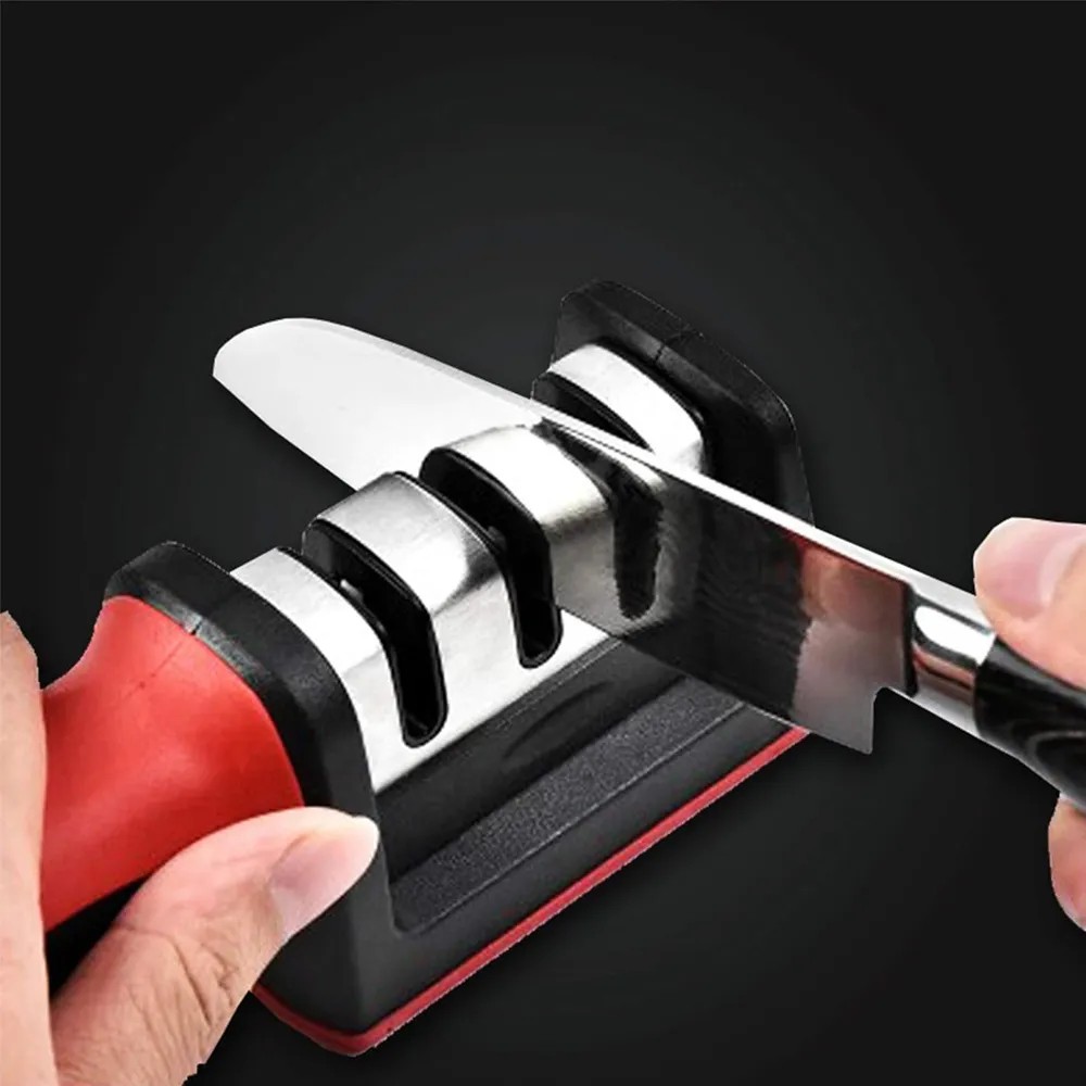 Knife Sharpener 3 Stage Knife Sharpening Tool for Dull - image 5