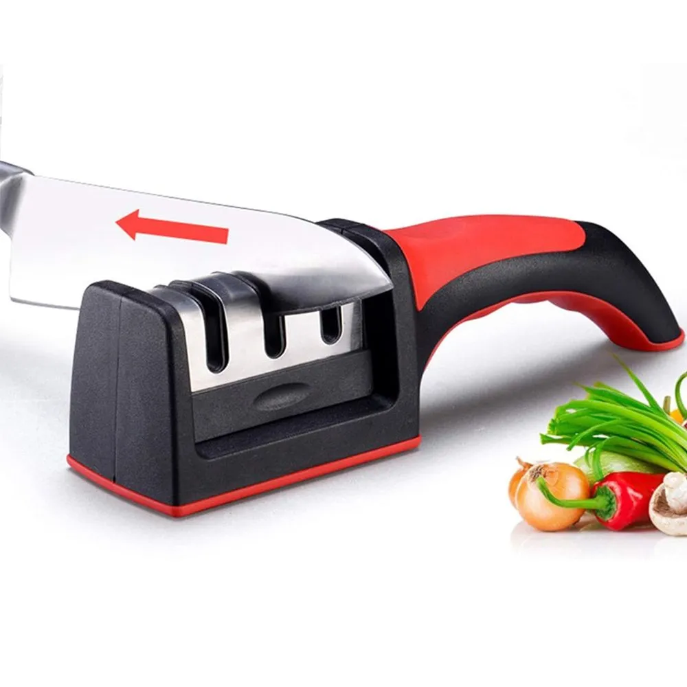 Knife Sharpener 3 Stage Knife Sharpening Tool for Dull - image 7