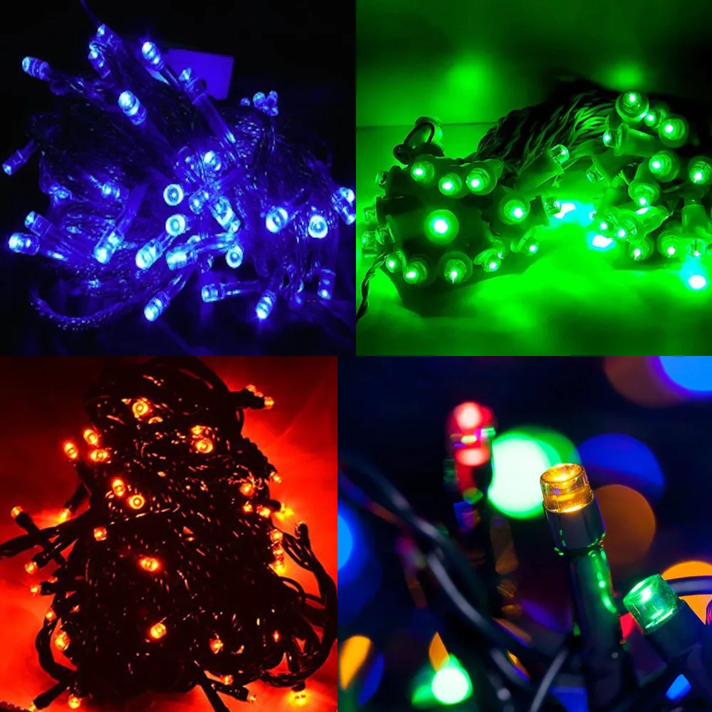 LED String Serial Light 7.25 Meters,100 Bulbs - Multicolor - image 2