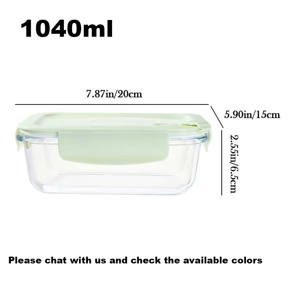 Microwave Safe Food Storage Bowl Airtight - 1000ml 1Pcs