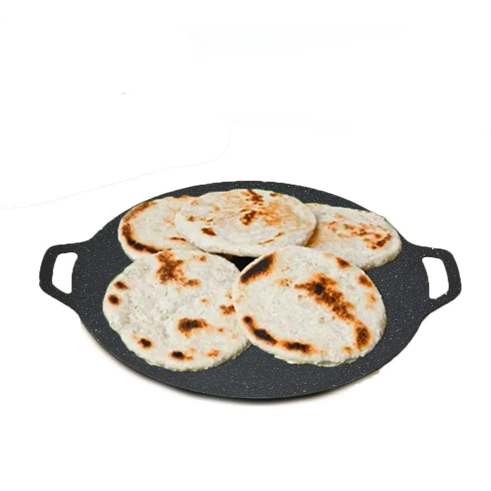 Non-Stick Round Grill Plate For Cooking Roti, BBQ sausage