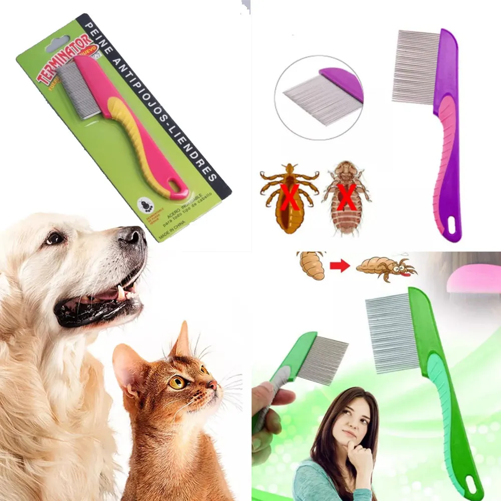 Pet Fleas Lice Remove Comb Hair Comb Nit Lice Egg Removal - image 7