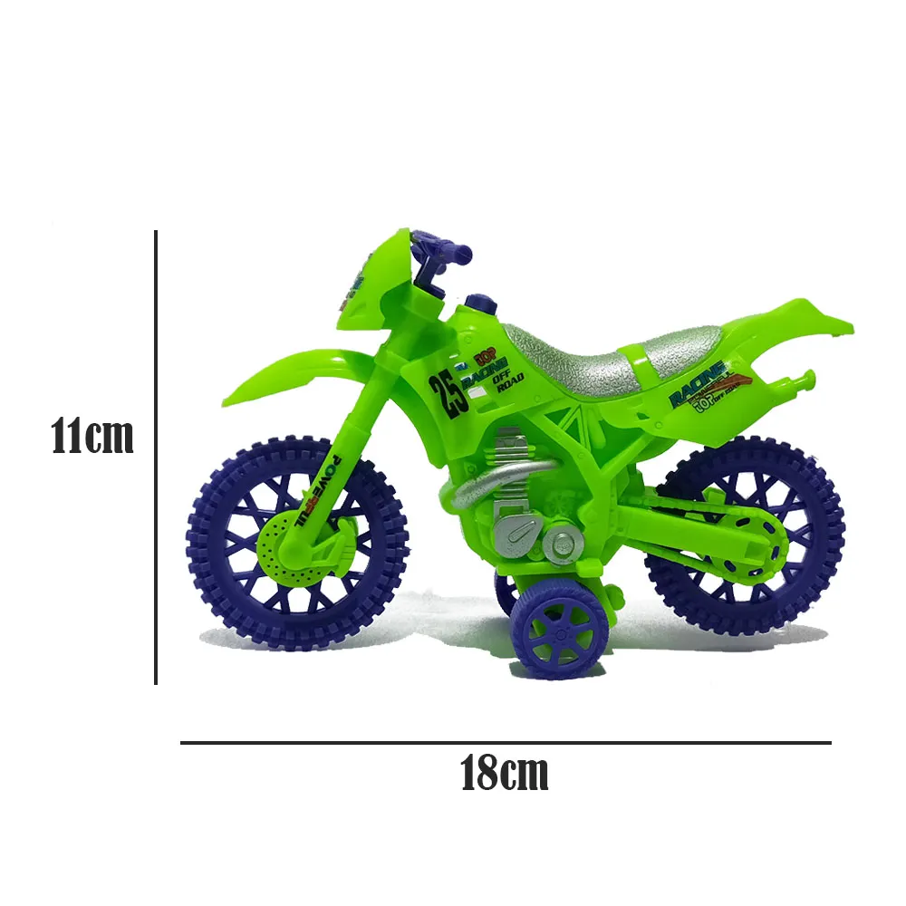 Plastic Racing Motorcycle, Toy For Kids - Light green