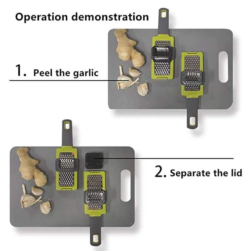 Press Grater, Garlic/Ginger Grinding Grater, Cutting Garlic - image 3