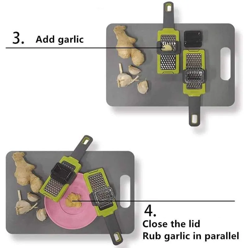 Press Grater, Garlic/Ginger Grinding Grater, Cutting Garlic - image 4