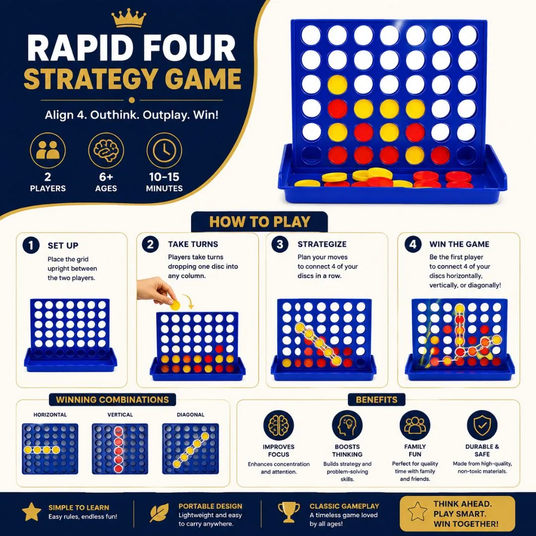 Rapid Four Strategy Game - image 3