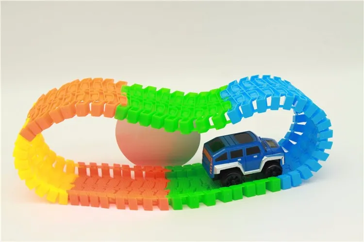 Roller Coaster Track+ Car Assembling Building Block Car Rail - image 2