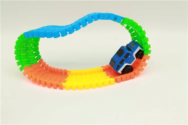 Roller Coaster Track+ Car Assembling Building Block Car Rail - image 4