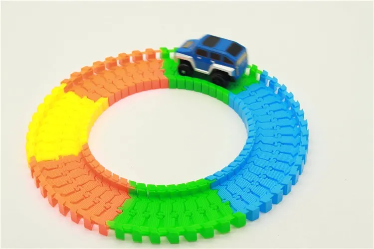 Roller Coaster Track+ Car Assembling Building Block Car Rail - image 5