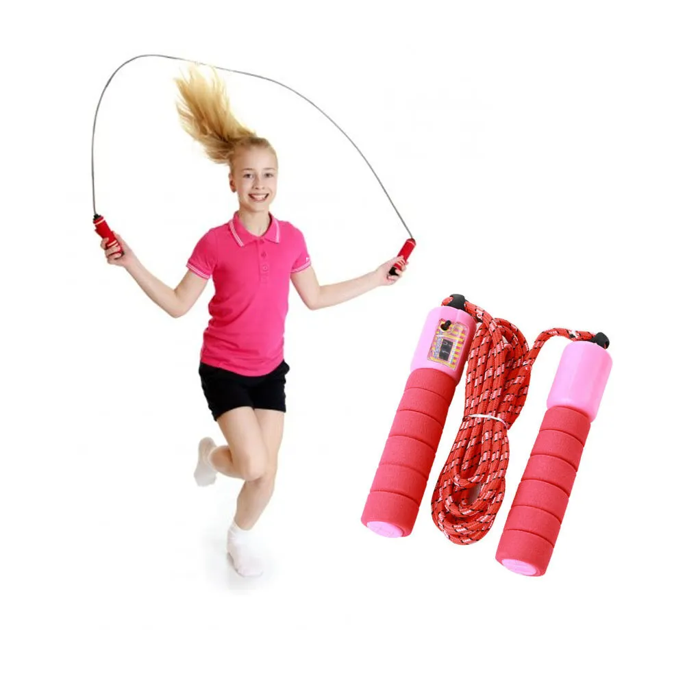 Skipping Jump Rope with Counter - Exercise - Multicolor