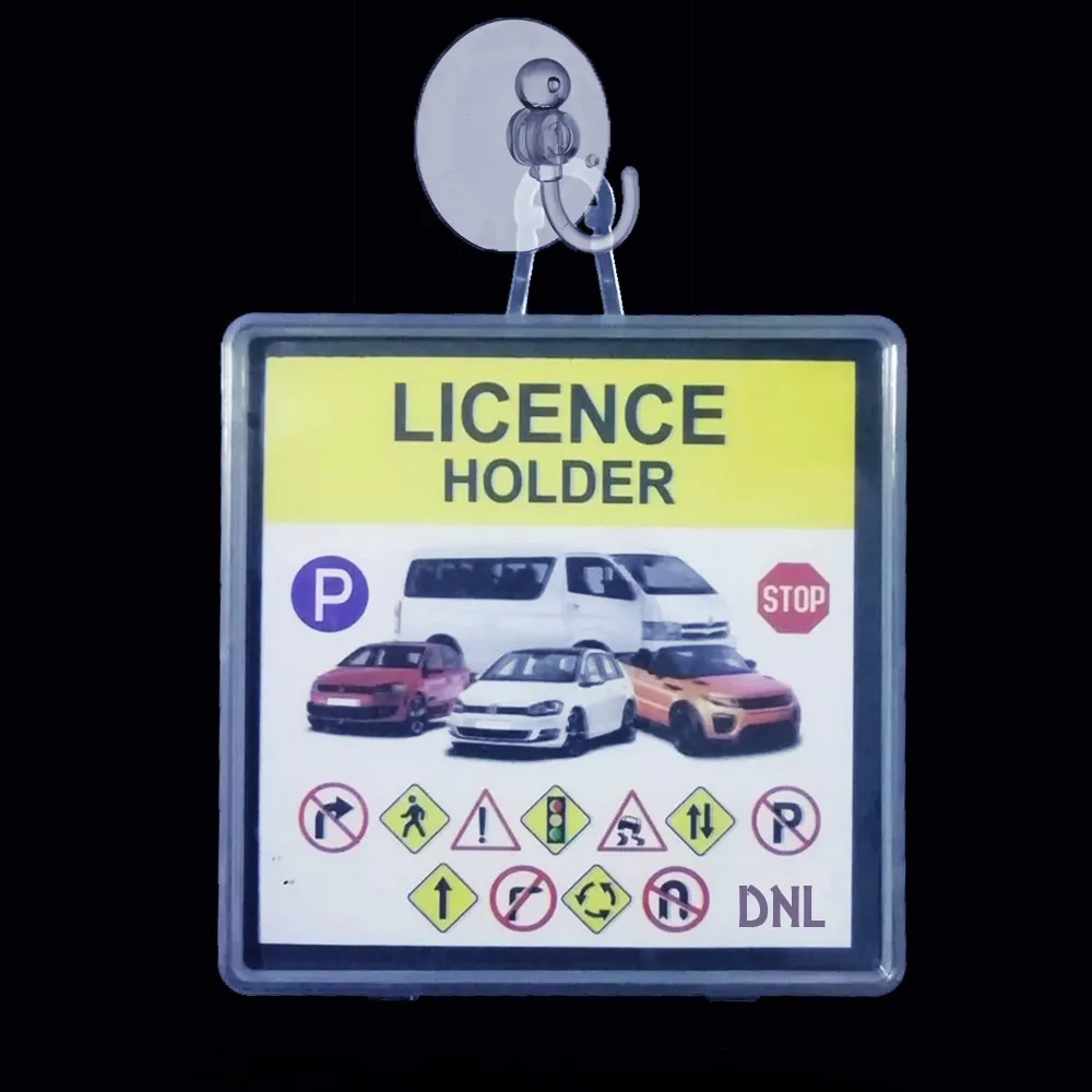 Square License Holder For Vehicle Revenue License - Suare