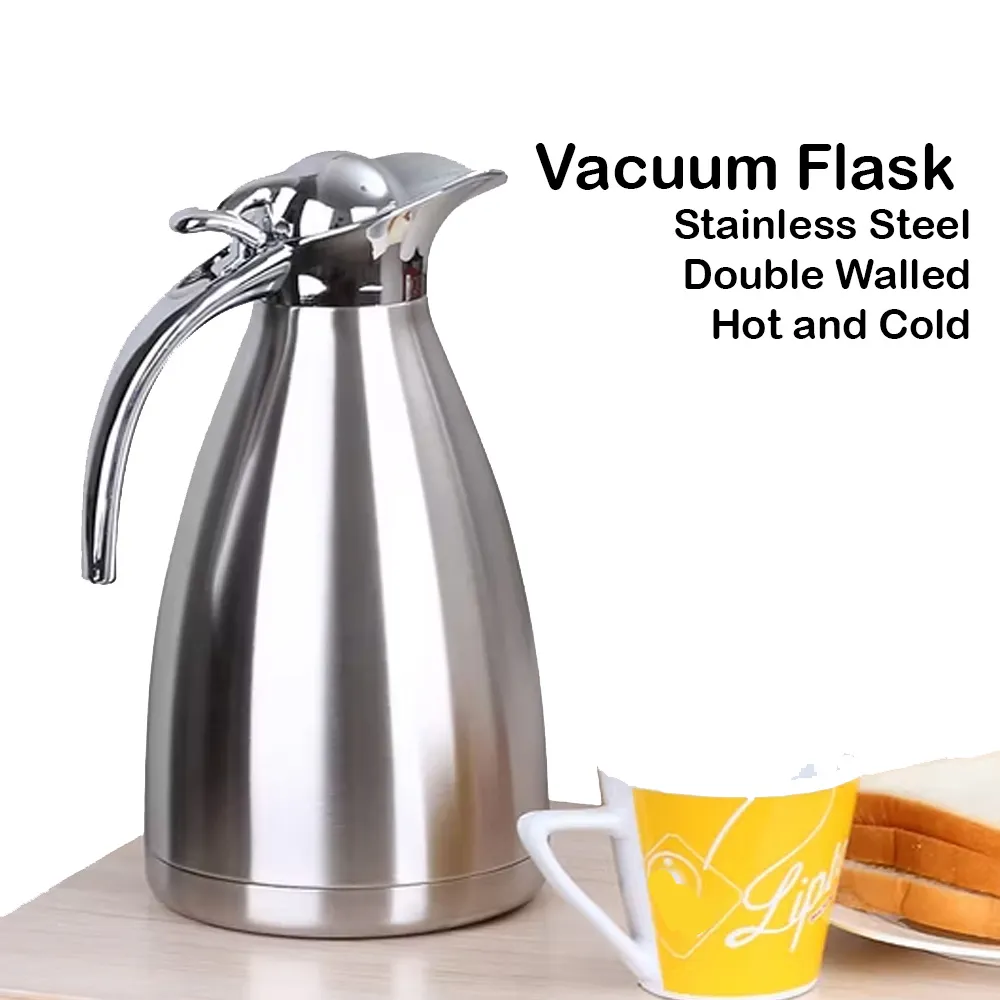 Stainless Steel Double Walled Vacuum Jugs -Hot - 1.5 Ltr