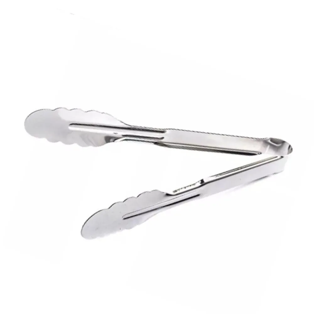 Stainless Steel Food Tong, Barbecue Cooking Salad - Silver - image 4