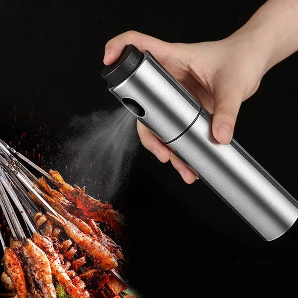 Stainless Steel Oil Spraying Bottle BBQ Sprayer (1Pcs)