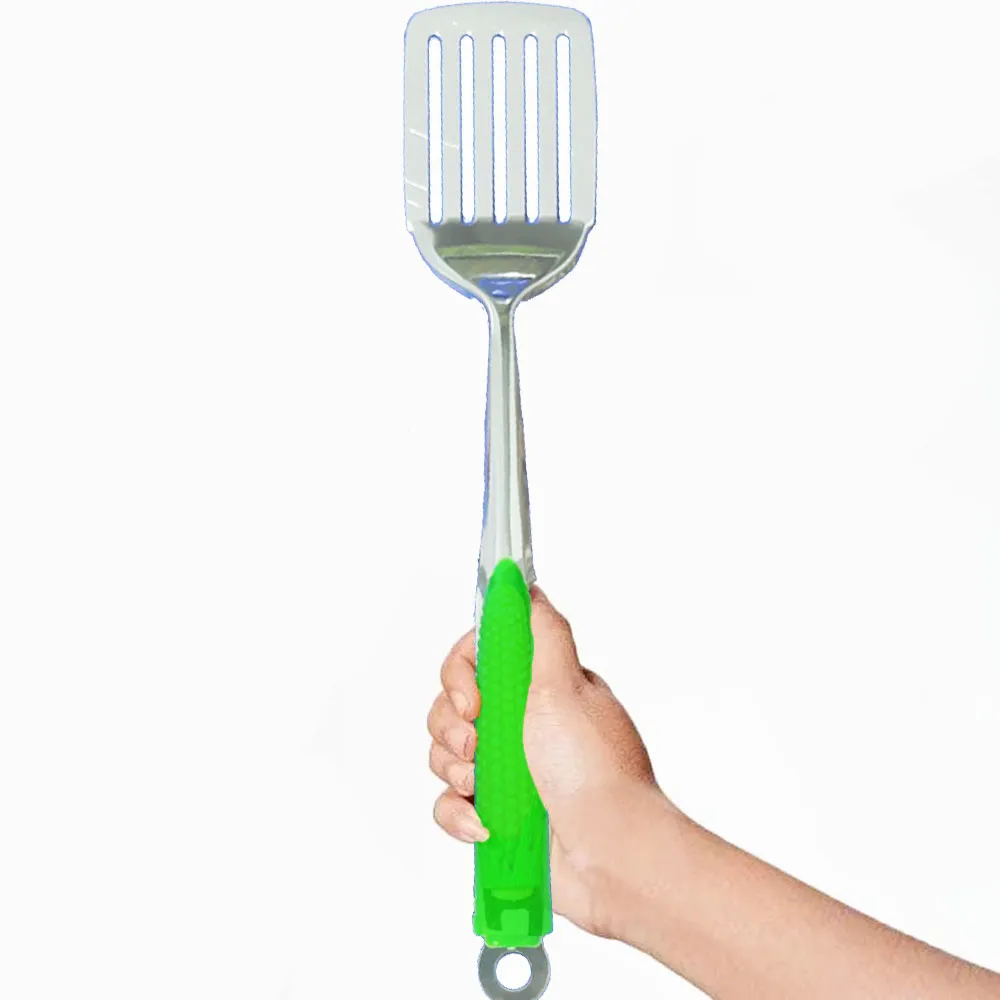 Stainless Steel Slotted Turner with ABS Handle