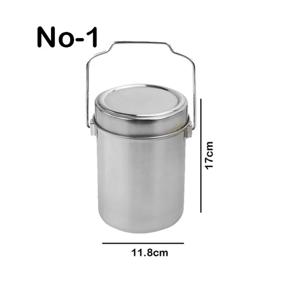 Stainless Steel Tiffin Carrier Lunch Box-1pc - Size No 01