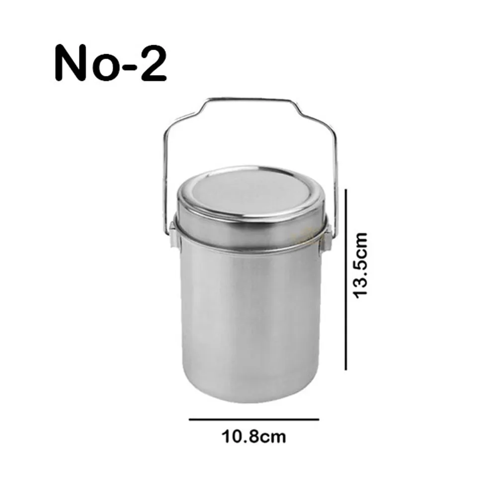 Stainless Steel Tiffin Carrier Lunch Box-1pc - Size No 02