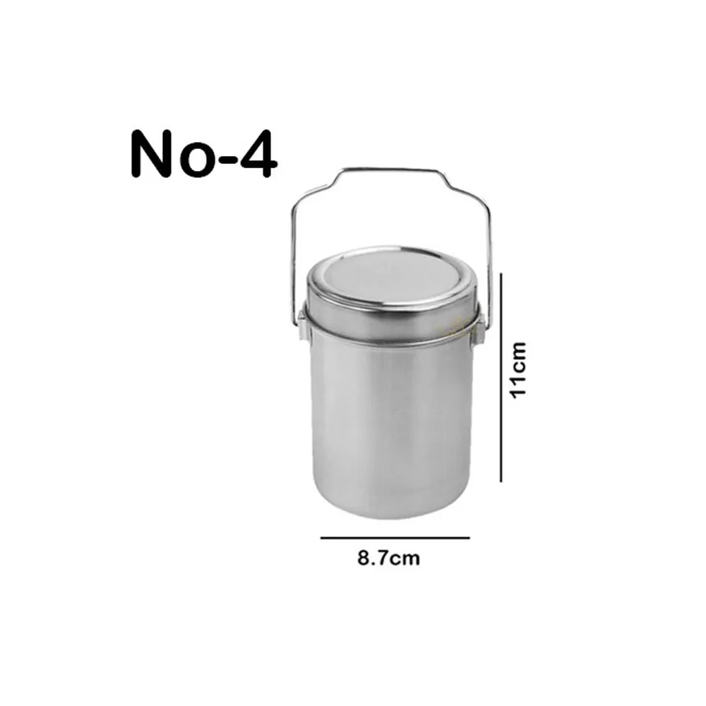 Stainless Steel Tiffin Carrier Lunch Box-1pc - Size No 04