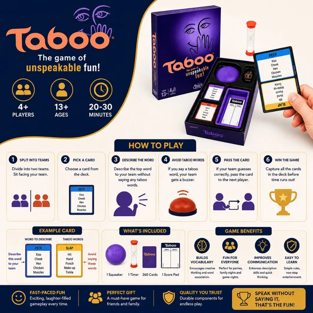 Taboo Board Game - image 2