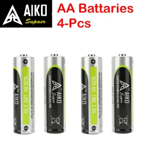 4 Pcs- AA (1.5V) Aiko Super Batteries - AA 4Pcs