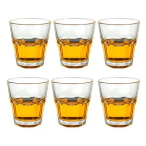 45ml Mini Glass Clear Drinking Glass Clear Glass Shot - 6Pcs