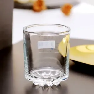 6 Pcs Mini Glasses Transparent Thickened Shot Glass - 6Pcs