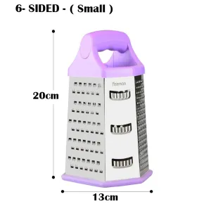 6 Slided Stainless Steel Grater - Small Size