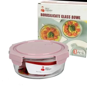Borosilicate Glass Food Storage Bowl Airtight - 950ml (1Pcs)