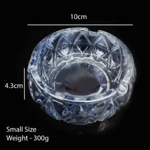 Crystal Ashtray, Transparent Classic - Small Round(1Piece)