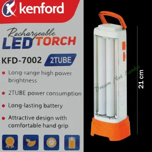 Kenford LED Torch Rechargeable 2 Tube KFD-7002