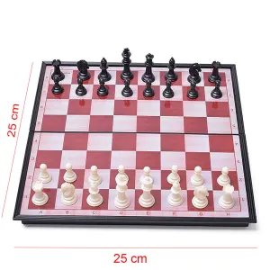 Magnetic Chess Set with Foldable Chessboard 25cm x 25cm