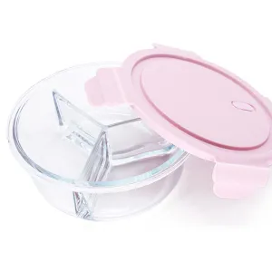 Microwave Safe 3 Compartment Lunch Box 950ml- High - 1Piece
